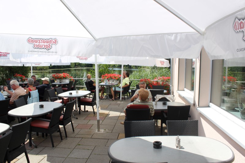 Terrasse an den Saumseen