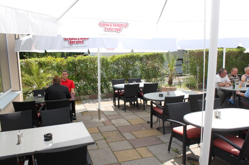 Terrasse an den Saumseen
