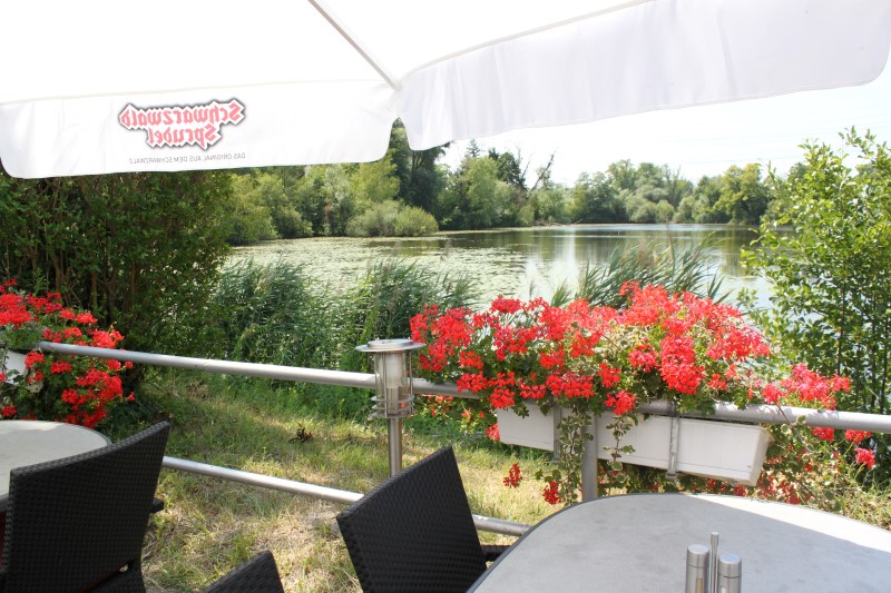 Terrasse an den Saumseen