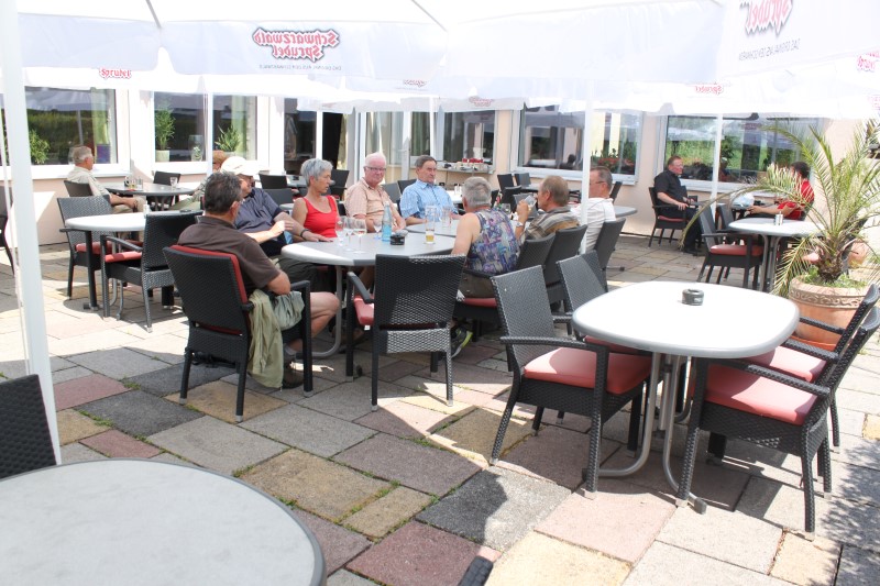 Terrasse an den Saumseen
