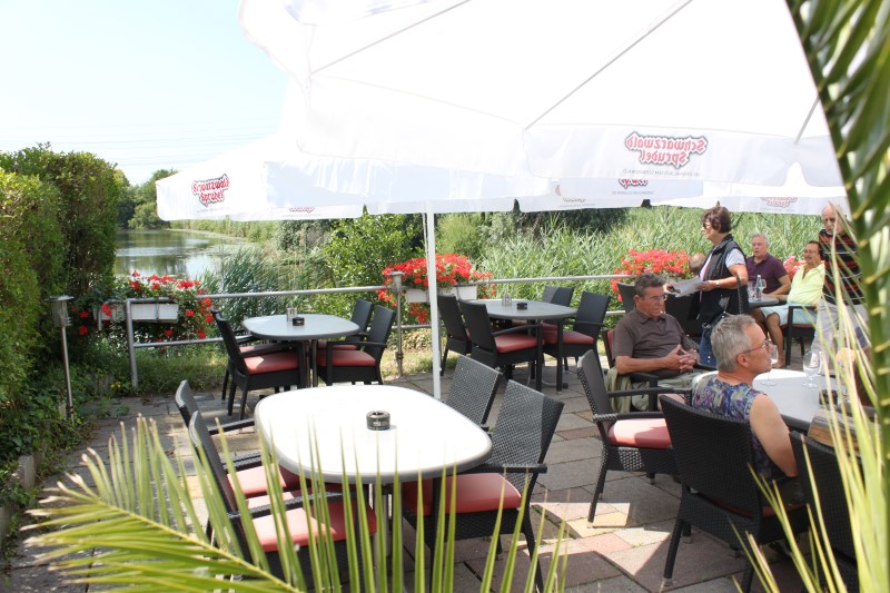 Terrasse an den Saumseen