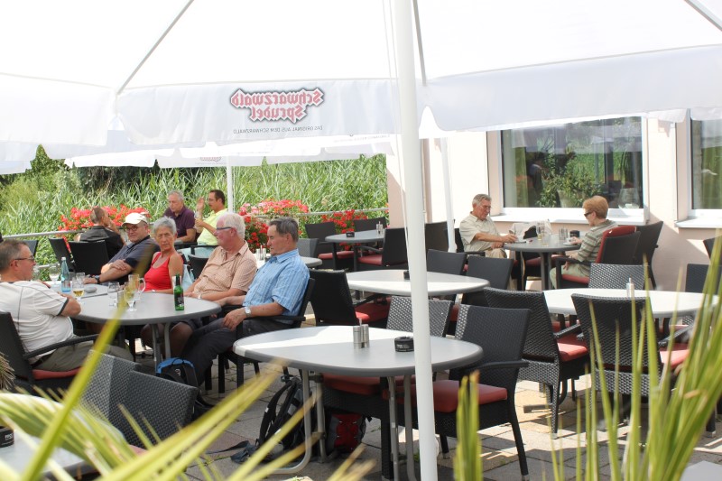 Terrasse an den Saumseen
