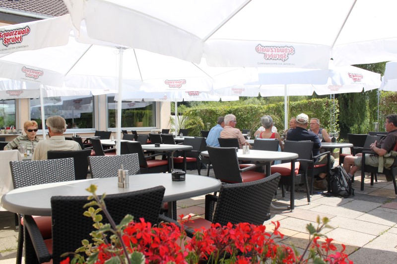 Terrasse an den Saumseen
