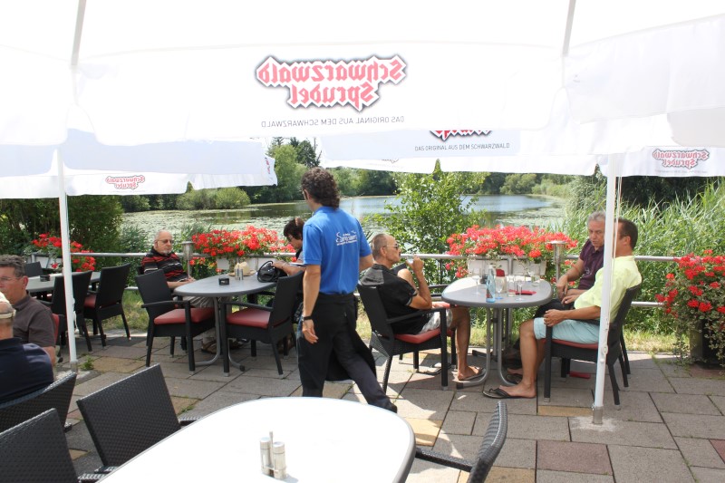 Terrasse an den Saumseen